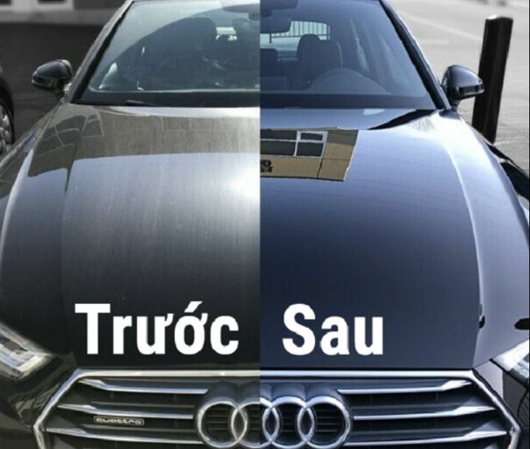 Trước và sau khi phù caramic